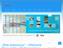 Tablet Screenshot of gosir-jedlicze.pl